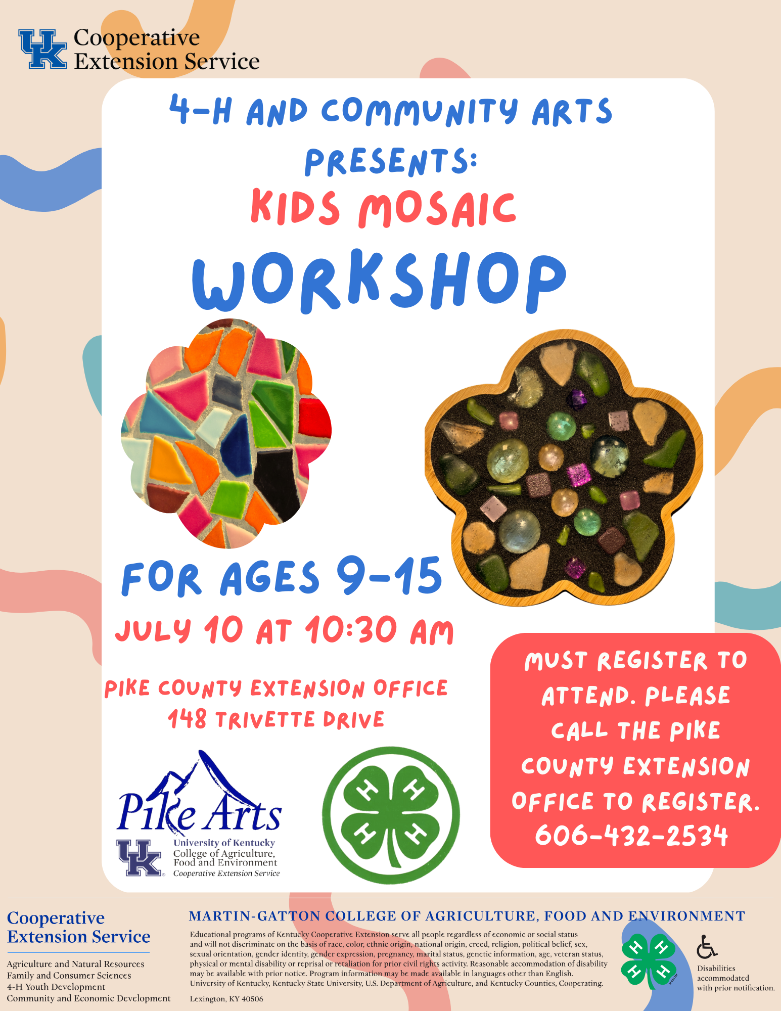 Kids Mosaic Workshop